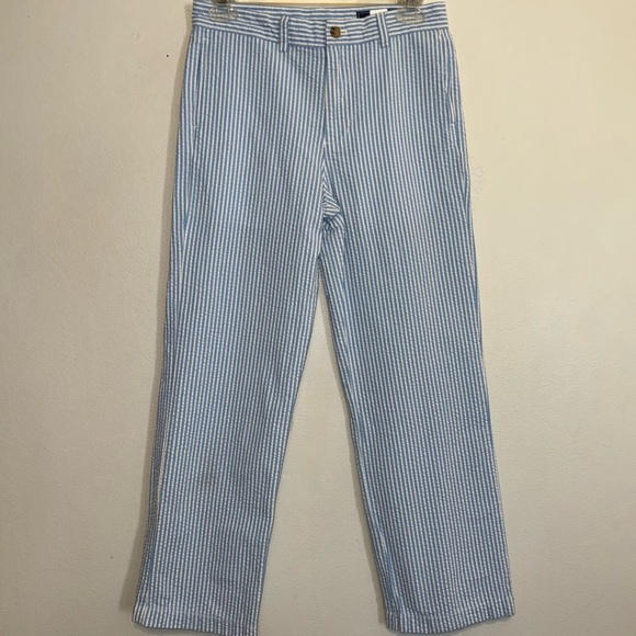 Vineyard Vines Boy’s Size 14 Seersucker Breaker Pants Ocean Breeze - Picture 1 of 6